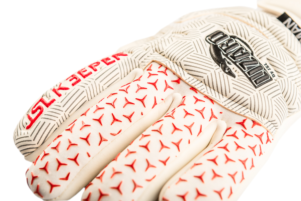 Rękawice bramkarskie Lizard JSL Keeper detal Rękawice bramkarskie Lizard JSL Keeper detal