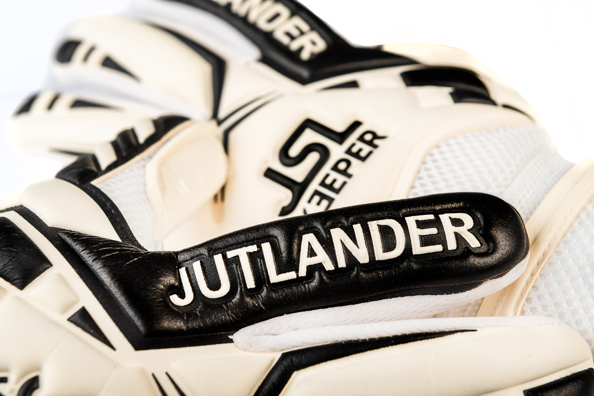 Rękawice bramkarskie Jutlander detal Rękawice bramkarskie Jutlander