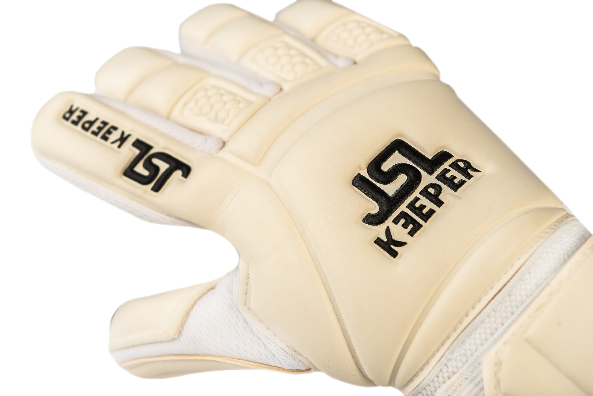 Rękawice bramkarskie White Ghost JSL detal 2