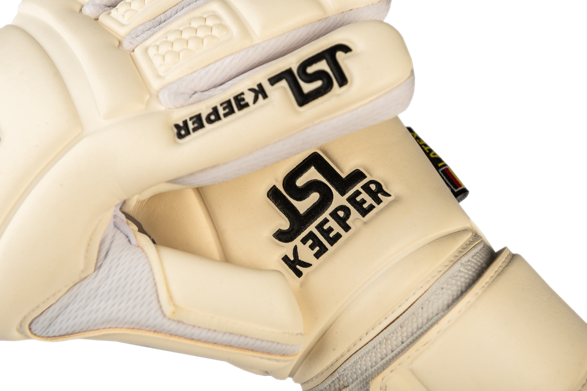 Rękawice bramkarskie White Ghost JSL detal