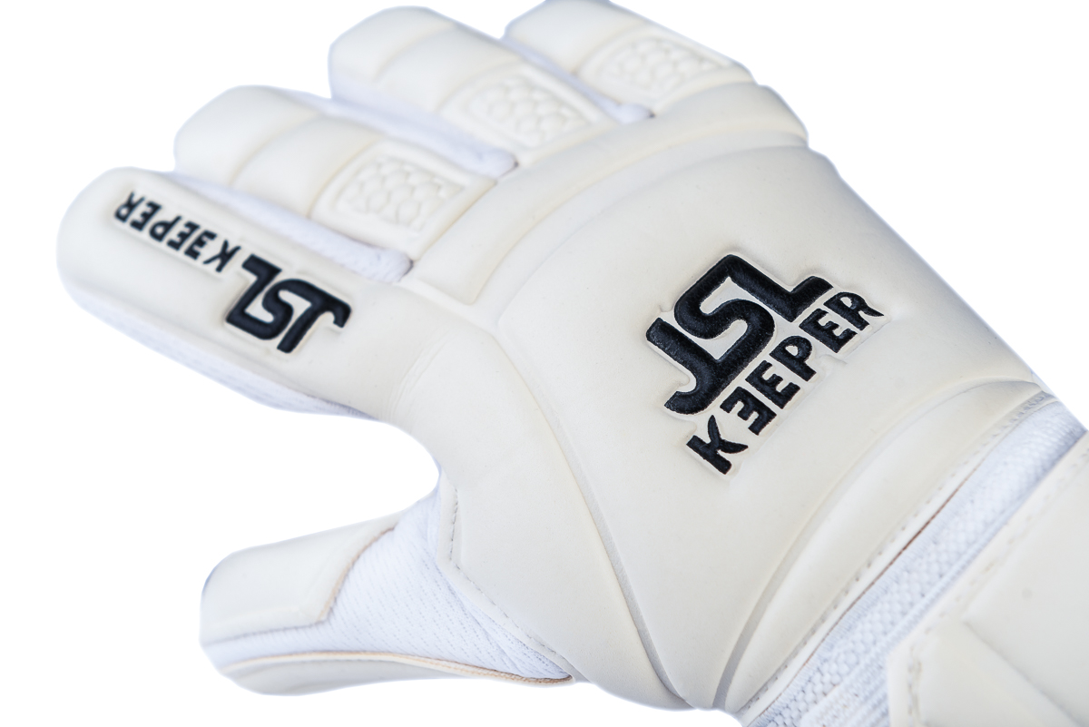 Rękawice bramkarskie White Ghost 2 JSL Keeper (2) Rękawice bramkarskie White Ghost 2 JSL Keeper 2
