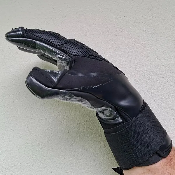 rekawice bramkarskie kobra czarne - jsl keeper 2