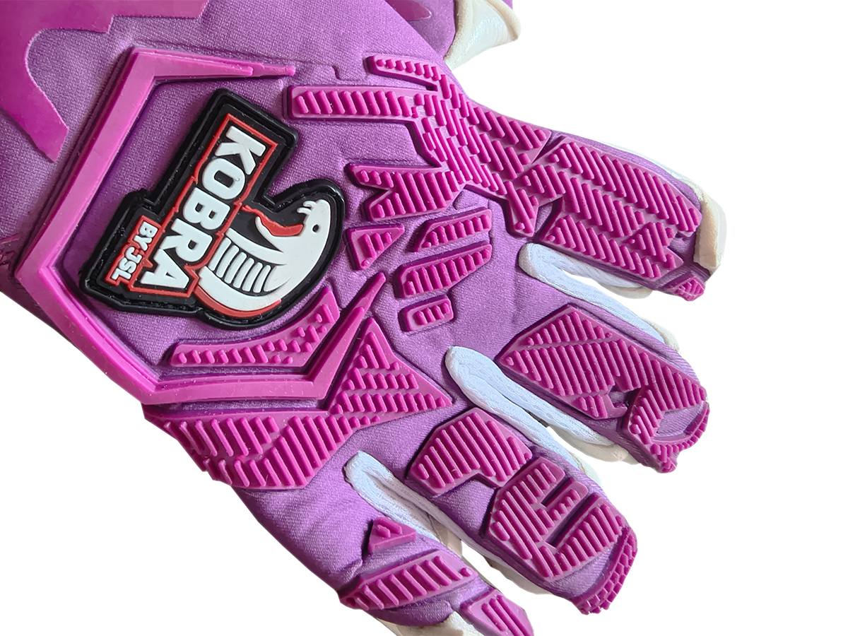 rękawice bramkarskie dla dzieci jsl Kobra purple 6